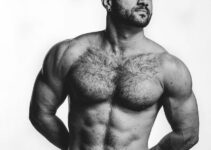 Bremen Menelli posing shirtless in a photo shoot