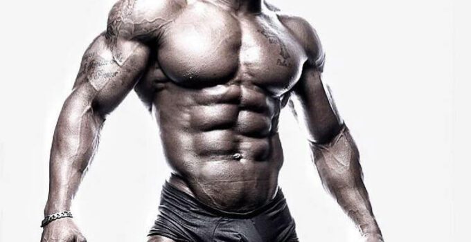 Tyrone Ogedegbe showing off his shredded physique.