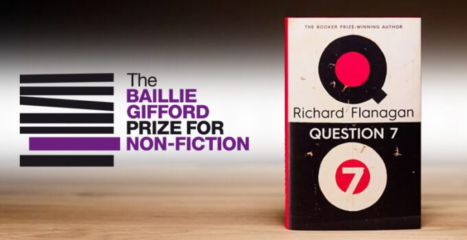 Richard Flanagan remporte le Prix Baillie Gifford de Non-Fiction cette année.